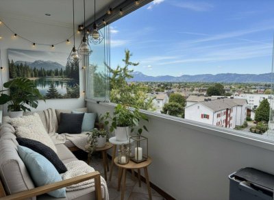 Über den Dächern von Dornbirn! 3 Zimmer Wohnung in Top-Lage mit Balkon