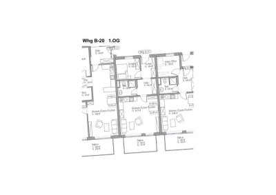 2-Zimmer-Neubauwohnung mit Balkon