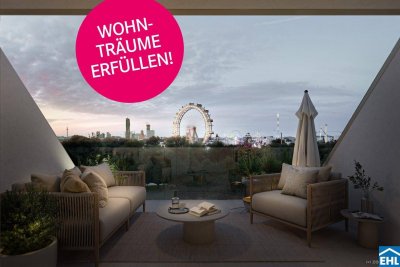 Einzigartiger Ausblick auf den Prater - Leben im "Josephine"
