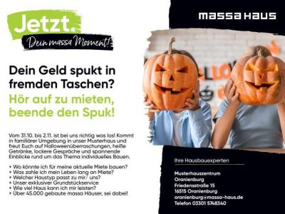 �Halloween bei massa haus 31.10. & 1-2.11.2025 � in Oranienburg wir sind für ihre Fragen da rund