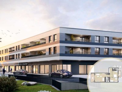 3-Zimmer-Wohnung mit 2 Balkonen I Neubau I Aufzug I provisionsfrei