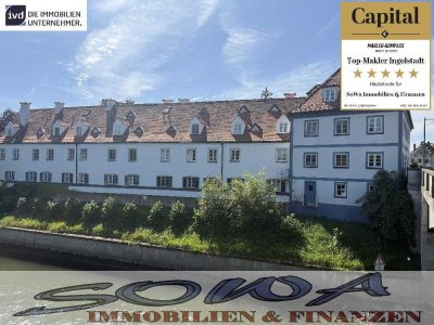 Wohnen auf der Insel! Hochwertgige 3 Zimmer Wohnung mit Balkon mit Blick auf das Schloss in einer...