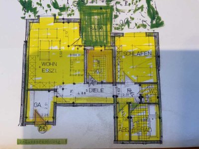 Gepflegte 2-Zimmer Wohnung mit Tiefgarage und Einbauküche in Wangen im Allgäu