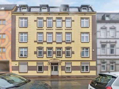 Vermietete 2-Zimmer-Wohnung im 1. Obergeschoss in zentraler Lage von Neumünster als Kapitalanlage