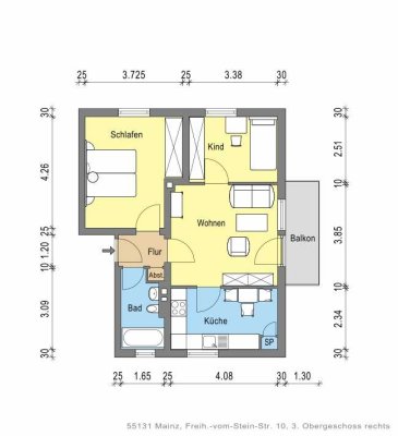 Jetzt zugreifen: großzügige 3-Zimmer-Wohnung