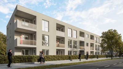 Neue 2-Zimmerwohnung mit kleinem Garten