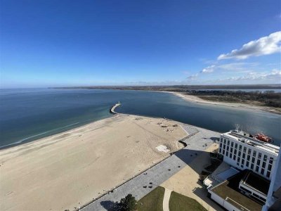 Ecksuite mit Panoramablick auf die Trave und die Ostsee