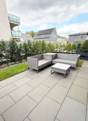 ERDGESCHOSSWOHNUNG MIT KLEINEM GARTEN IN DER ESCHENDORFER AUE