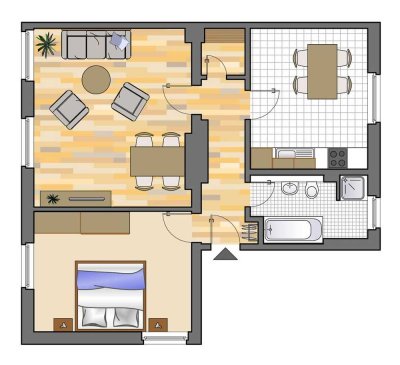 2-Zimmer-Wohnung in Recklinghausen