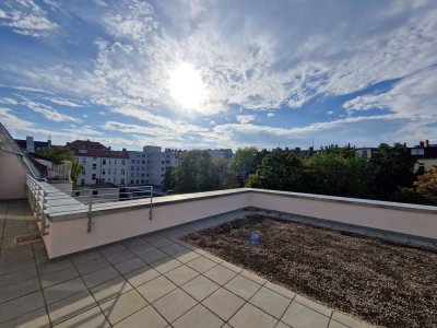 Exklusives Penthouse mit zwei sonnigen Dachterrassen über den Dächern Berlins