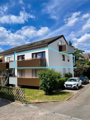Erstbezug nach Sanierung, 3-Zimmer-Wohnung, EBK, Balkon, Garage