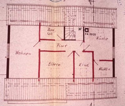 Neu renovierte Dachgeschosswohnung