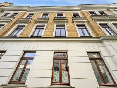 Lichtdurchflutete 2-Zimmer-Wohnung im sanierten Gründerzeitbau in zentraler Leipziger Lage