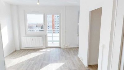 1-Raum-Wohnung mit Balkon und separater Schlafnische