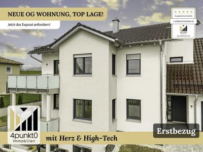 Moderne OG Wohnung mit Balkon und Garten in ruhiger Lage - Erstbezug