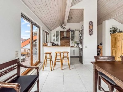Helle 3-Zimmer-Dachgeschosswohnung mit großer Terrasse in Böblingen