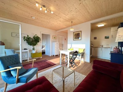 Traumhaft &amp; Modern: Sympathische City-Wohnung mit tollem Balkon und urbanen Weitblick