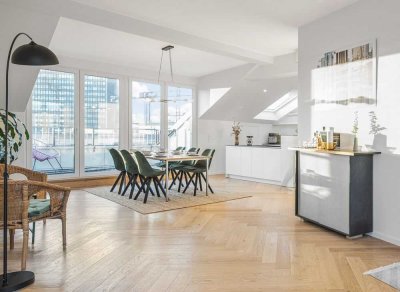 Exklusives Penthouse mit Dachterrasse und Whirlpool im Erstbezug nach Neubau