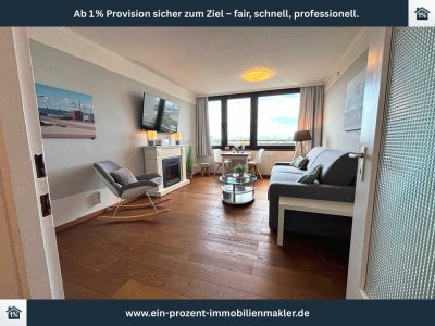 Moderne Wohlfühloase mit Elektrokamin, Badewanne und Meerblick in Wendtorf