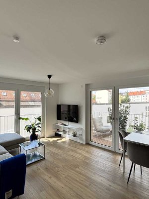 Helle 2-Zimmer-Neubauwohnung mit Balkon & Fußbodenheizung in ruhiger Lage (Zweitbezug)