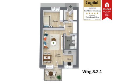 ++ Nur noch wenige Wohnungen verfügbar ++ 2-Zimmer Wohnung in einer Baugemeinschaft in Hilpoltstein