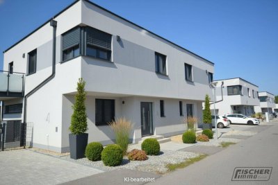 Moderne DOPPELHAUS-HÄLFTE im Alleineigentum mit Keller in ziegelmassiv Bauweise