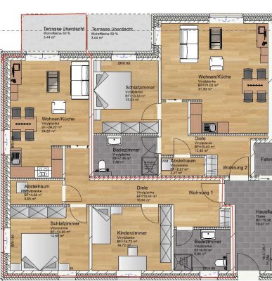 Neubau: Attraktive & moderne 3-Zimmer Wohnung in Ilsede mit Sonnenterasse