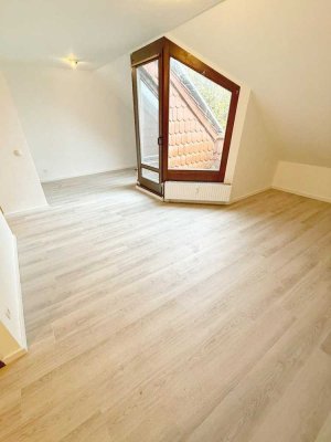 WBS | Renovierte Wohnung mit Balkon, Garten und Tiefgarage direkt am Schlosspark Strünkede