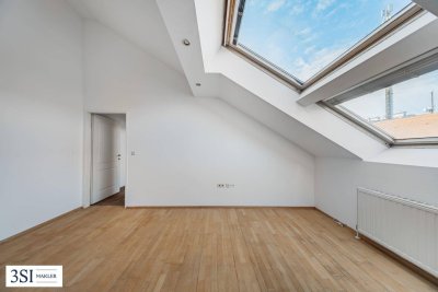 Klausgasse 46: Lichtdurchflutete 2,5-Zimmer-Dachgeschoßwohnung im Herzen des 16. Bezirks