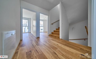 NEU! ++ BEZUGSFERTIG ++ HAUS MIT 5 ZIMMER / KELLER / GARTEN / 3 TERRASEN / 1 PKW-STELLPLATZ ++ EIGENTUM ++ 1220 WIEN ++