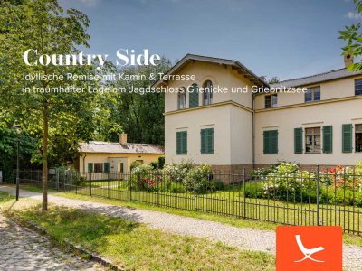 Country Side - Traumhafte Remise mit Kamin & Terrasse am Jagdschloss Glienicke und Griebnitzsee