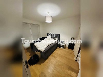 Tauschwohnung: Moderne und lichtdurchflutete 3-Zimmer-Wohnung mit Balkon, 2 B
