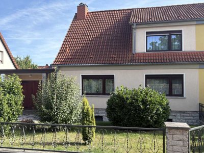 Günstige, gepflegte 4-Raum-Doppelhaushälfte in Bad Langensalza