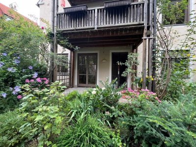 Charmante 3-Zimmer-Terrassenwohnung in der Augsburger Altstadt