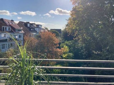 Penthousewohnung in rückwärtiger Gartenlage im vorderen Schwachhausen - von privat