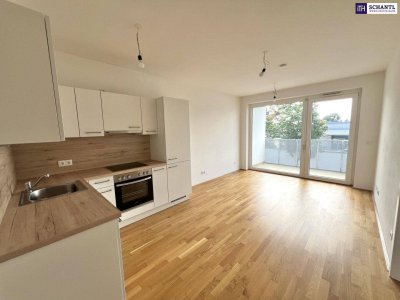 „Sonnig, modern &amp; perfekt geschnitten – 2-Zimmer mit Balkon im 3. OG!