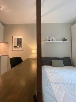 Erstbezug nach Sanierung - möblierte, helle 1 Zimmer Wohnung in Mainzer Innenstadt