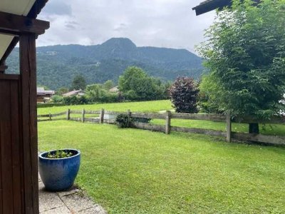 2 Zimmer, Erdgeschoss Wohnung mit zweiter Ebene, Terrasse und Bergblick