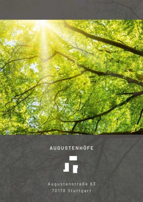 Augustenhöfe C 01  -  "PRE-Sale"  Stuttgart West  -  5-Zimmer mit tollem Garten im ruhigen Innenhof