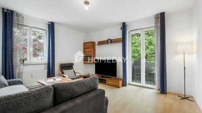 Helle 3-Zimmer-Wohnung mit Südbalkon und Stellplatz in gepflegter Wohnanlage