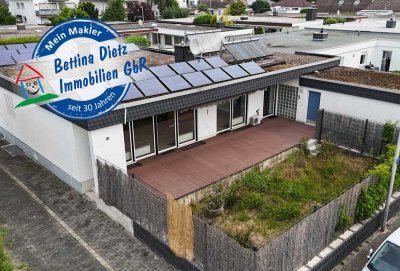 DIETZ: Bungalow mit großer Terrasse und Garten! Nebenkostenpauschale nur 250,-€ Pauschal inkl. Strom