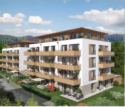 Traumhafte 3 Zimmer Neubauwohnung mit großer Terrasse in herrlicher Voralpenlage
