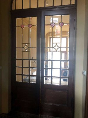 Zweiraum-Singelwohnung in Gohlis, Bad mit Wanne
