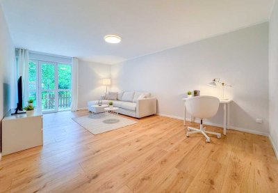 Sehr attraktive & neu sanierte 2-RW * neue EBK * neu möbliert * Süd-Terrasse * Garten* zentral * TOP