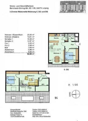 Junges Wohnen auf 2 Ebenen: sonnige 3,5-Zi.-Maisonette-Wohnung mit ca. 83 m² Wohnfläche