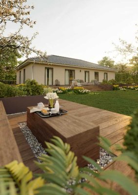 Der massive Bungalow für Familien, die sich Flexibilität wünschen in Großrudestedt OT Kranichborn