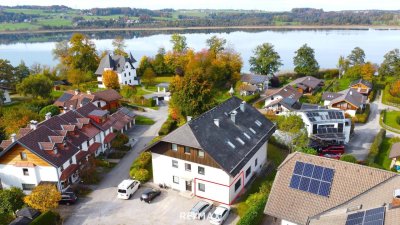 Garconniere in Mattsee - Gemeinschaftsgarten mit Seeblick
