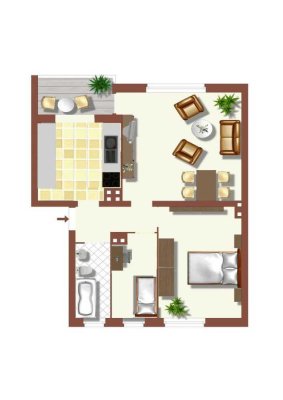 Im Herzen von Lichterfelde in der Nähe von beliebten Quartiers „Kranoldkiez“