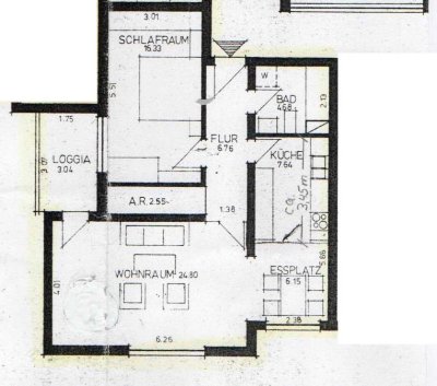 Helle 2-Zimmer-Wohnung in Oberursel, Im Rosengärtchen, Südlage - ab 01.10.2025