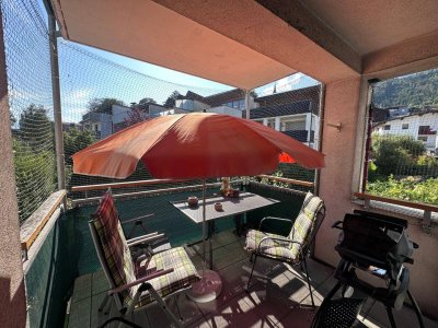 Vomp: 3-Zimmer-Terrassenwohnung mit Veranda und Tiefgaragenabstellplatz
